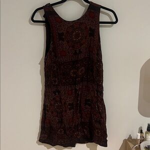 Purple Bohemian Sleeveless Dress